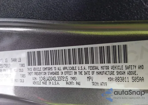 2016 Jeep Wrangler Unlimited Sport z USA, uszkodzony, nr VIN 1C4BJWDG4GL337215